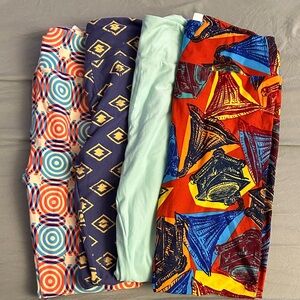 4 NEW pairs of LuLaRoe Leggings!
